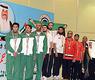 لحظة تتويج المنتخب