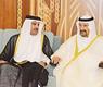 أمير قطر يزور الشيخ سالم العلي الصباح